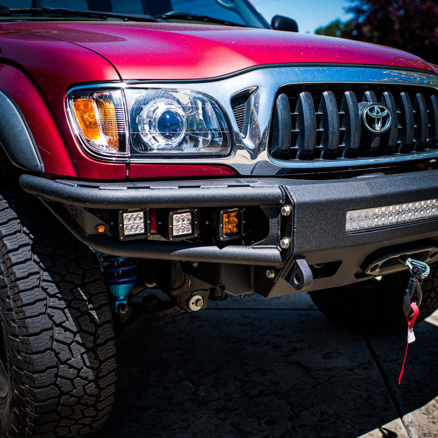 1995-2004 TOYOTA TACOMA DIABLO FRONT WINCH BUMPER Chassis Unlimited Inc.