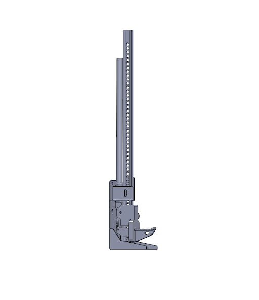 Chassis Unlimited Hi-Lift Jack Carrier for Swing Out Bumpers