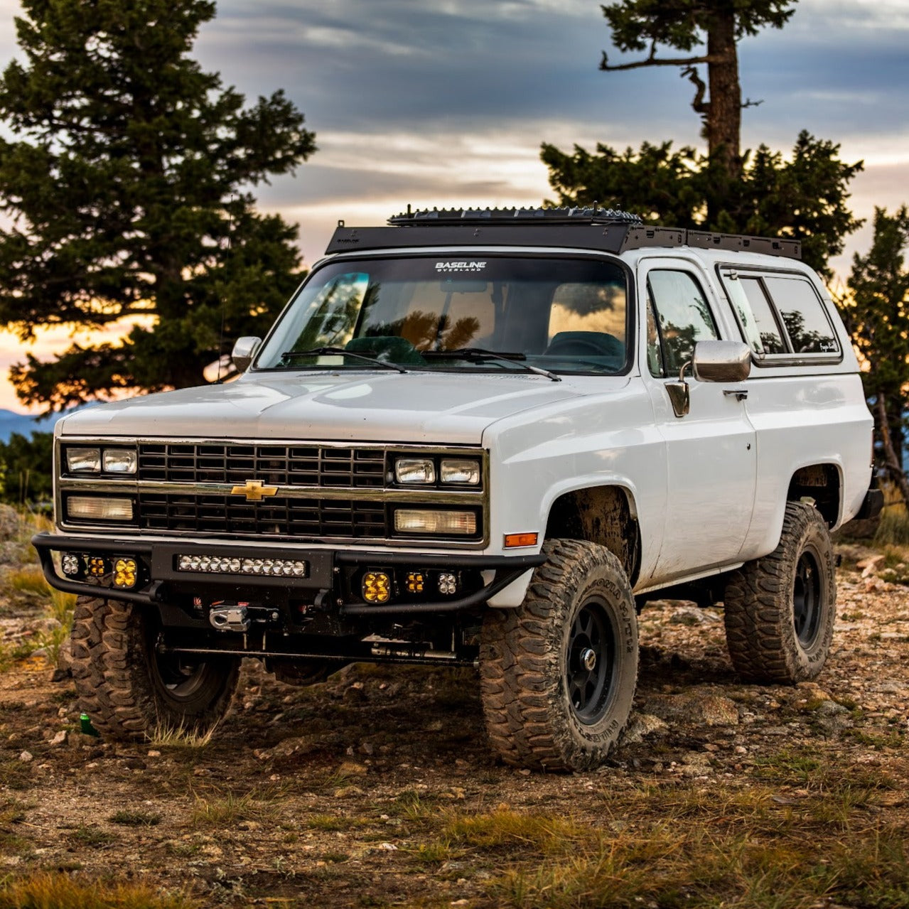 1973-1991 CHEVY/ GMC BLAZER/ JIMMY/ SUBURBAN OR 1973-1987 SILVERADO/ SIERRA DIABLO FRONT WINCH BUMPER 1500 2500 3500