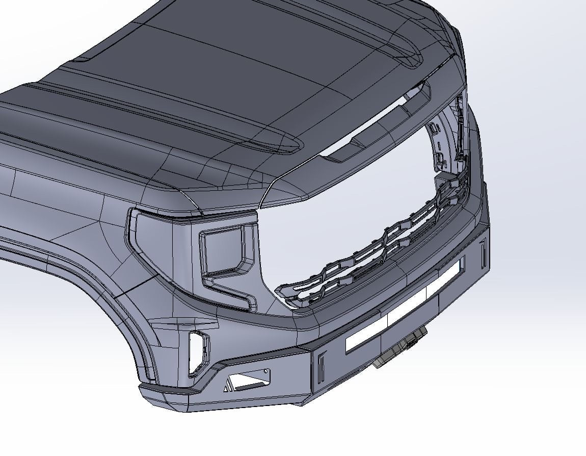 2022-2024 GMC Sierra 1500 Octane Front Winch Bumper