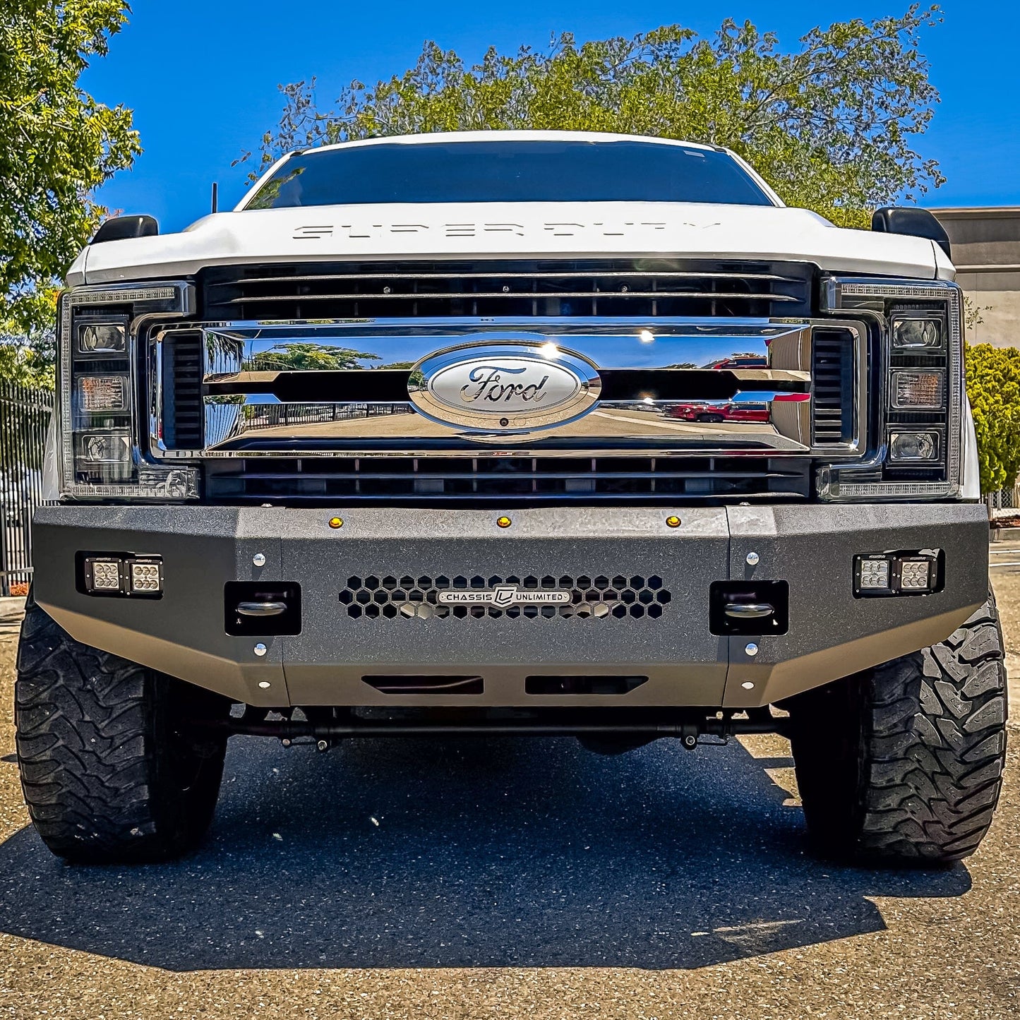 2017-2022 FORD SUPERDUTY F250/F350 FUEL SERIES FRONT BUMPER Chassis Unlimited Inc.
