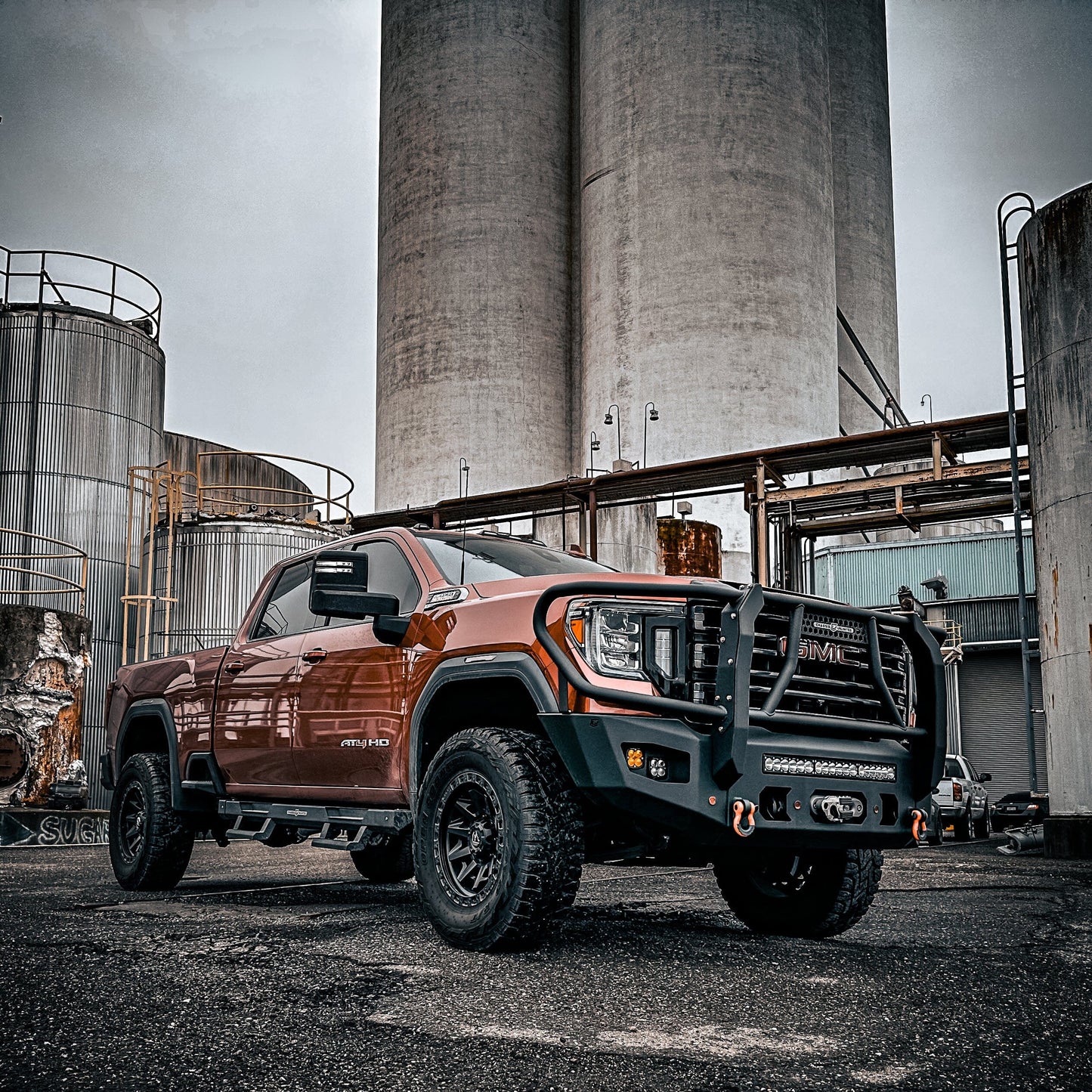 2020-2023 GMC SIERRA 2500/3500 ATTITUDE FRONT WINCH BUMPER W/ GUARD Chassis Unlimited Inc.