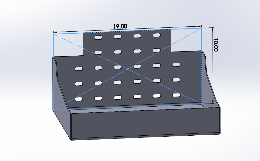 Cooler Carrier Swing Out Bumper Mount
