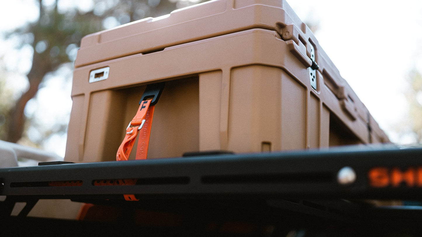 Sherpa Roam Tie Downs and Cooler