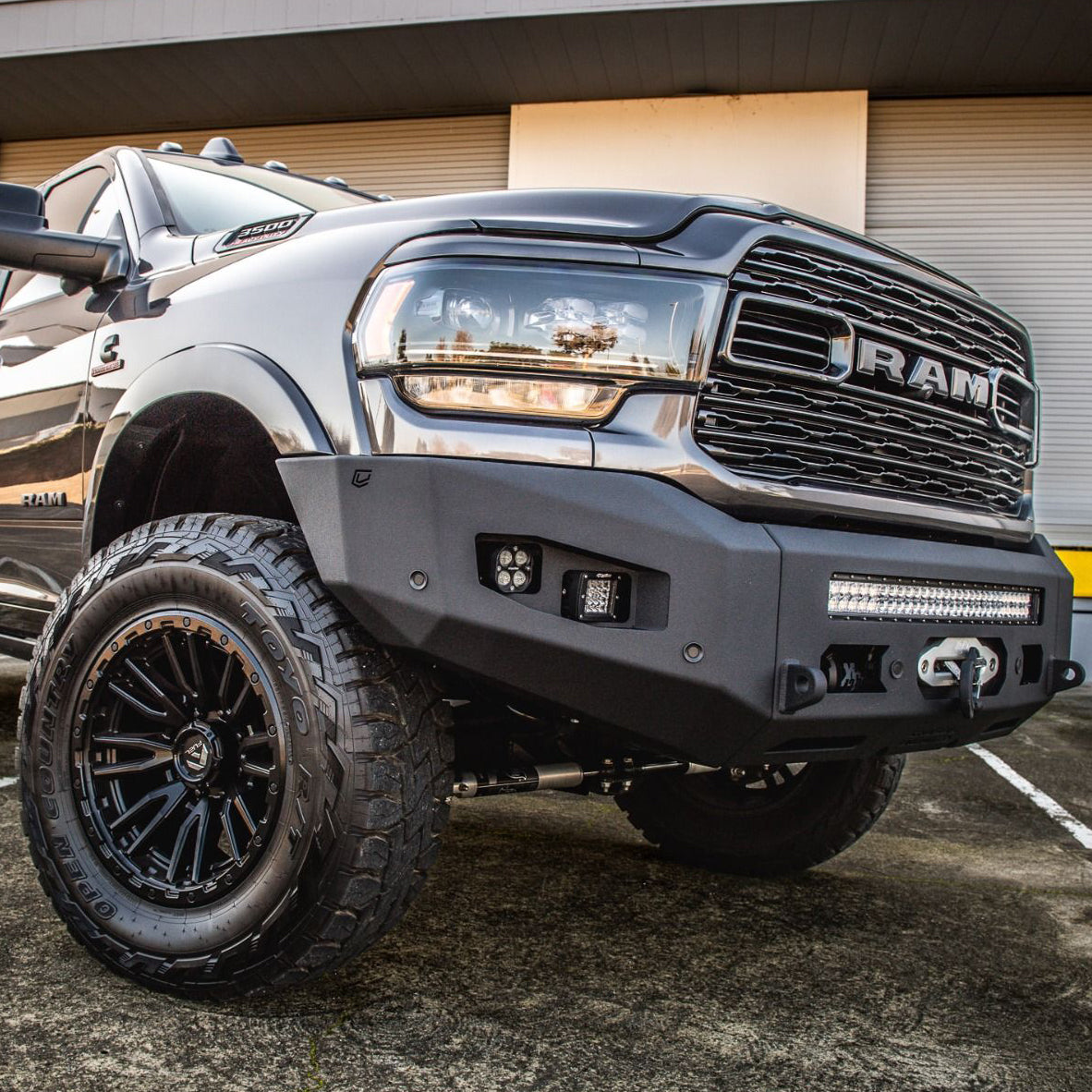 2019-2022 RAM 2500/3500 ATTITUDE SERIES FRONT WINCH BUMPER Chassis Unlimited Inc.