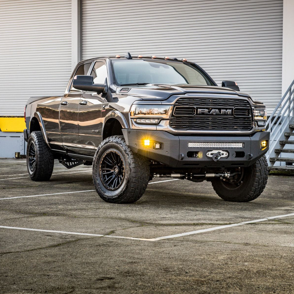 2019-2022 RAM 2500/3500 ATTITUDE SERIES FRONT WINCH BUMPER Chassis Unlimited Inc.