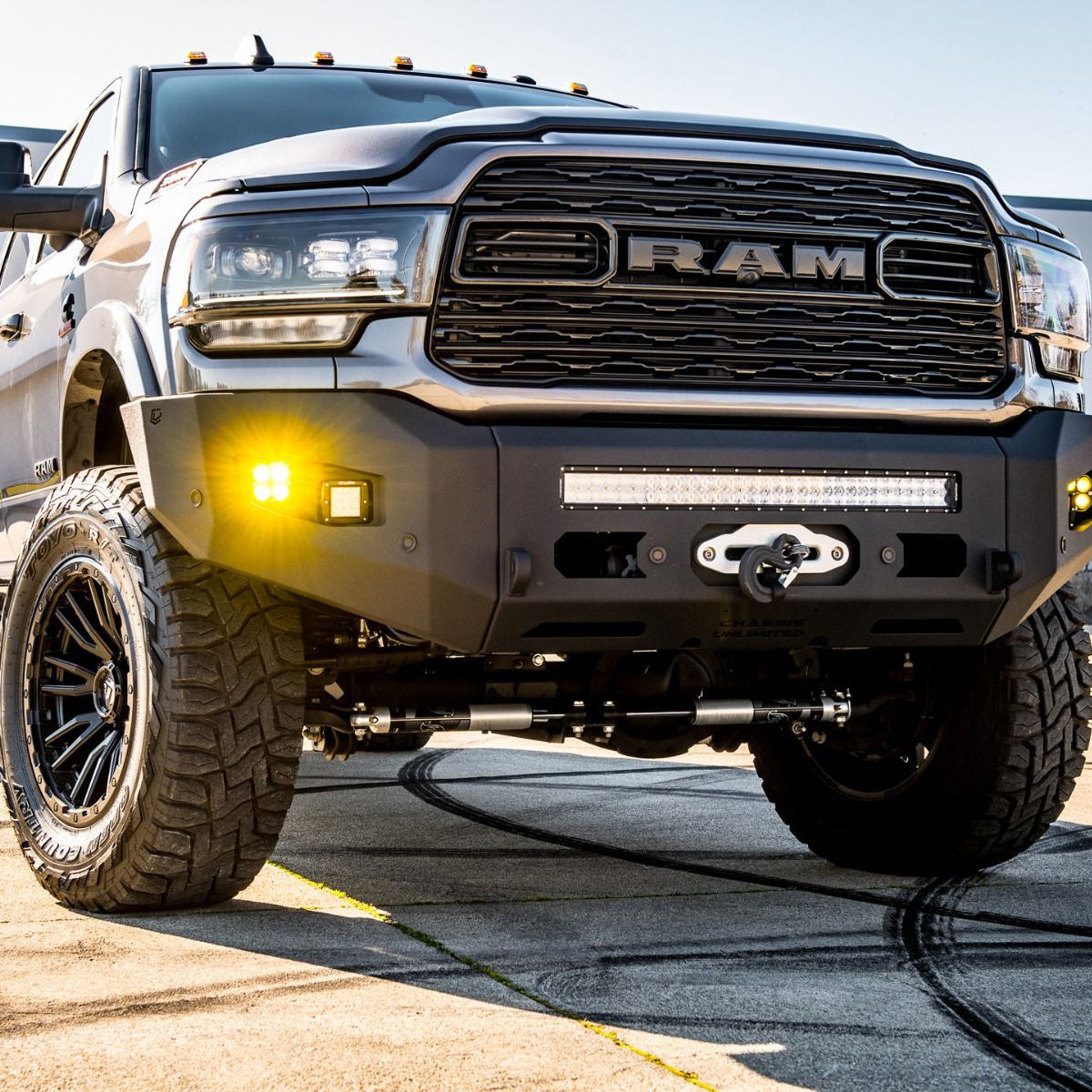2019-2022 RAM 2500/3500 ATTITUDE SERIES FRONT WINCH BUMPER Chassis Unlimited Inc.