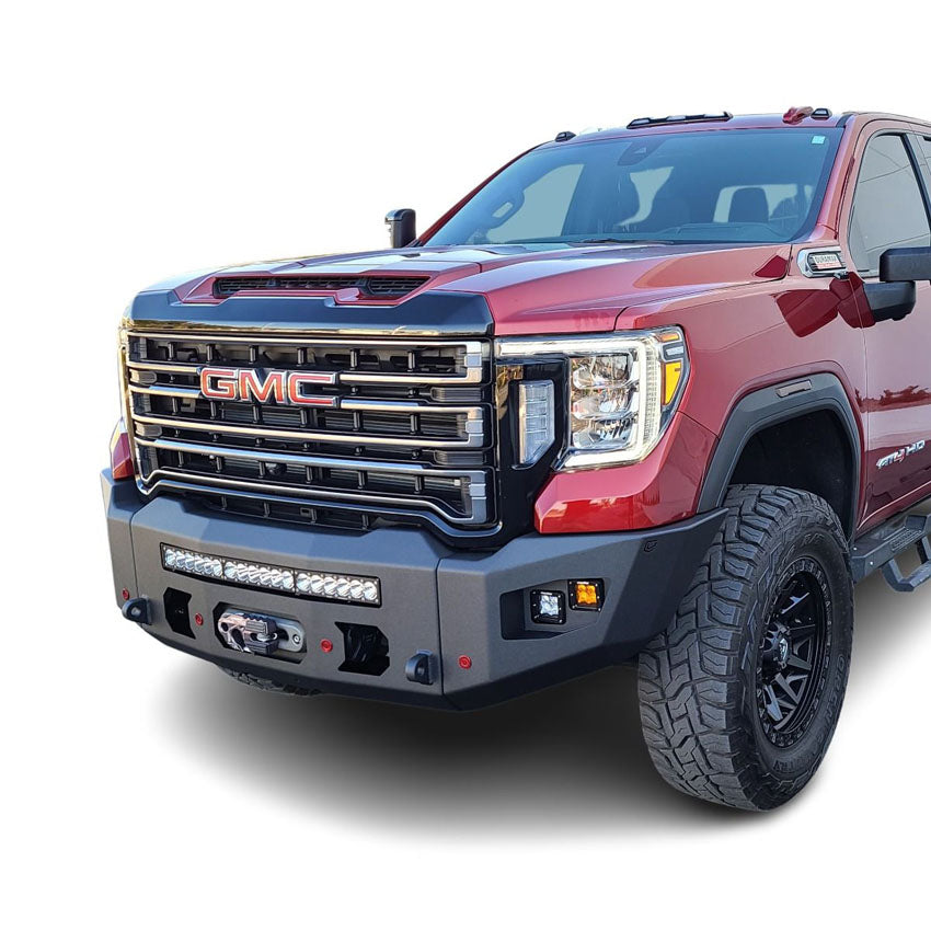 2020-2022 GMC SIERRA 2500/3500 ATTITUDE FRONT WINCH BUMPER Chassis Unlimited Inc.