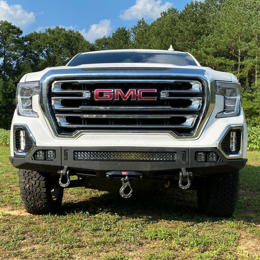 2019-2021 GMC SIERRA 1500 OCTANE FRONT WINCH BUMPER Chassis Unlimited Inc.