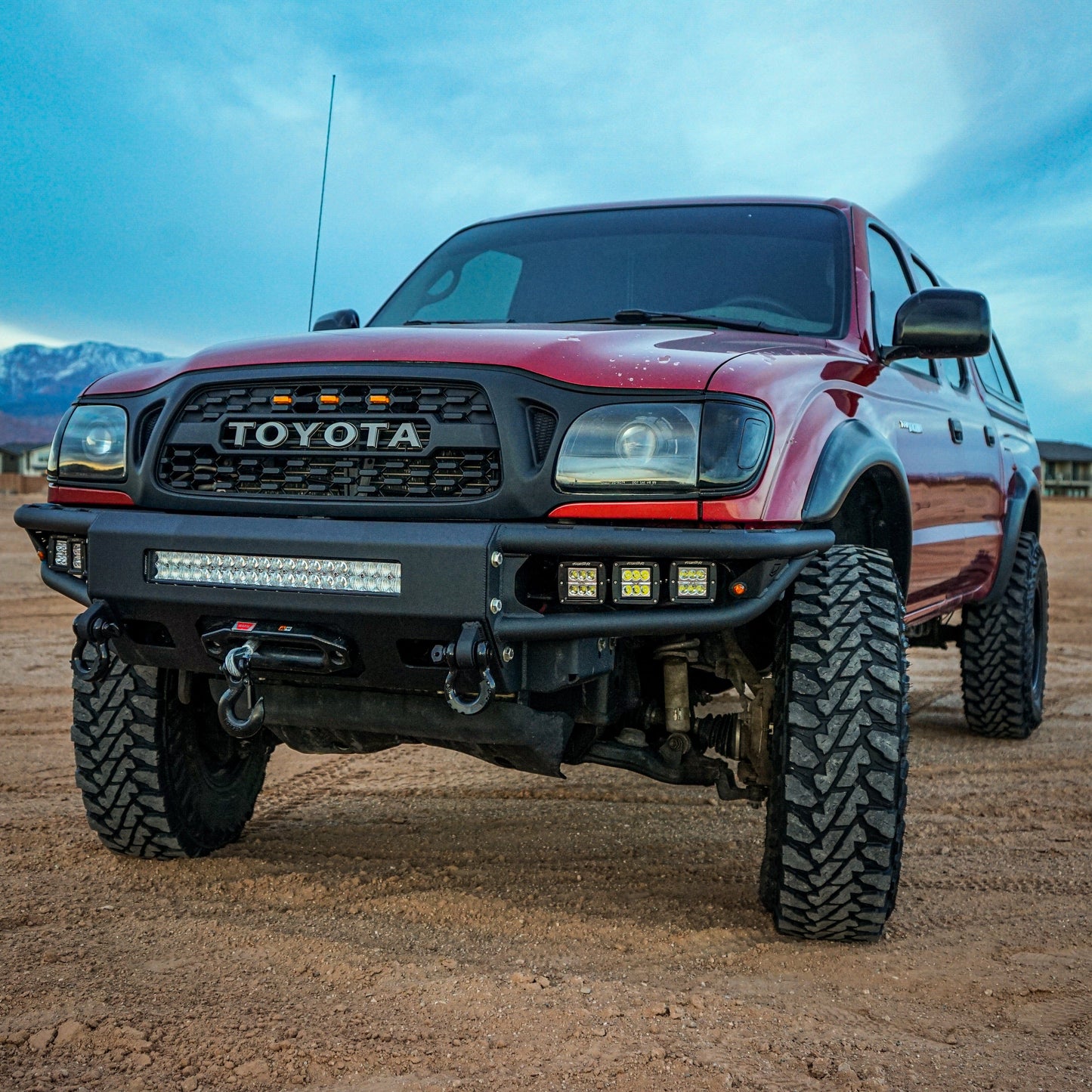 1995-2004 TOYOTA TACOMA DIABLO FRONT WINCH BUMPER Chassis Unlimited Inc.
