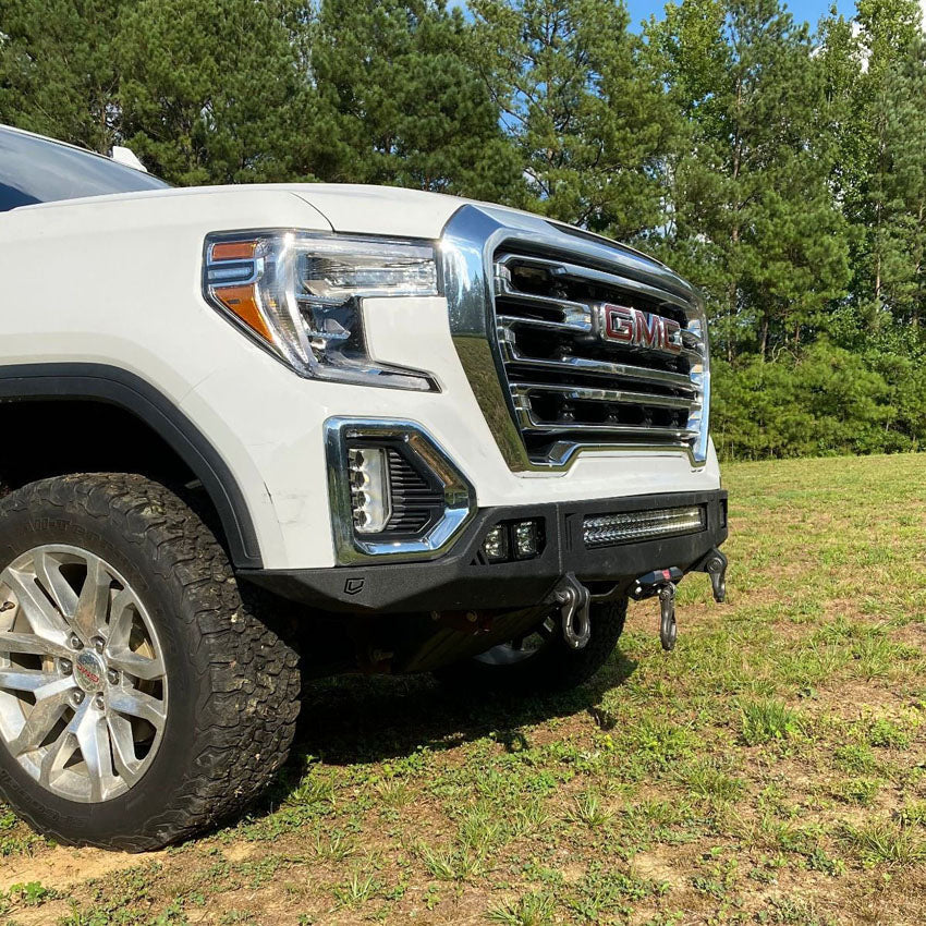 2019-2021 GMC SIERRA 1500 OCTANE FRONT WINCH BUMPER Chassis Unlimited Inc.
