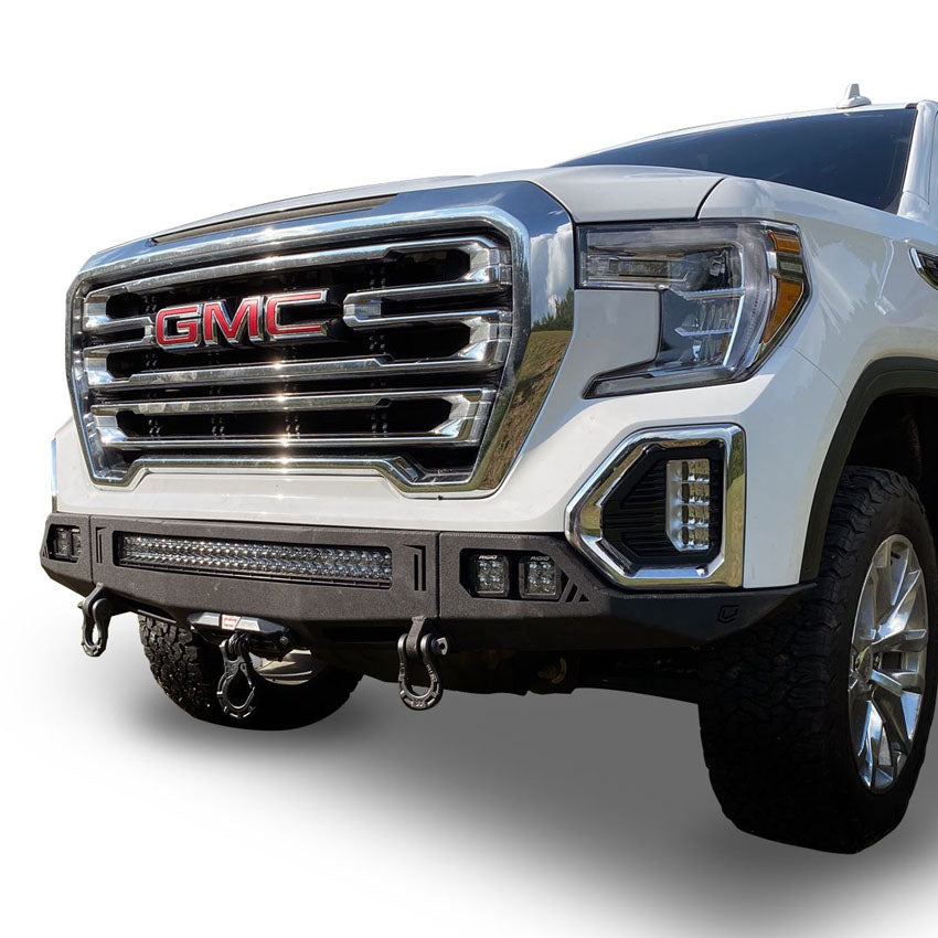 2019-2021 GMC SIERRA 1500 OCTANE FRONT WINCH BUMPER Chassis Unlimited Inc.