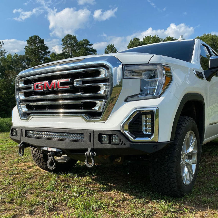2019-2021 GMC SIERRA 1500 OCTANE FRONT WINCH BUMPER Chassis Unlimited Inc.