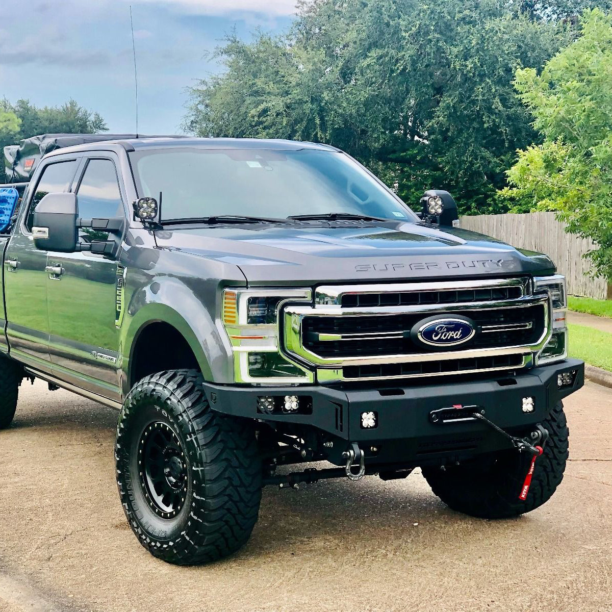 2017-2022 FORD SUPERDUTY F250/F350 OCTANE SERIES FRONT WINCH BUMPER Chassis Unlimited Inc.