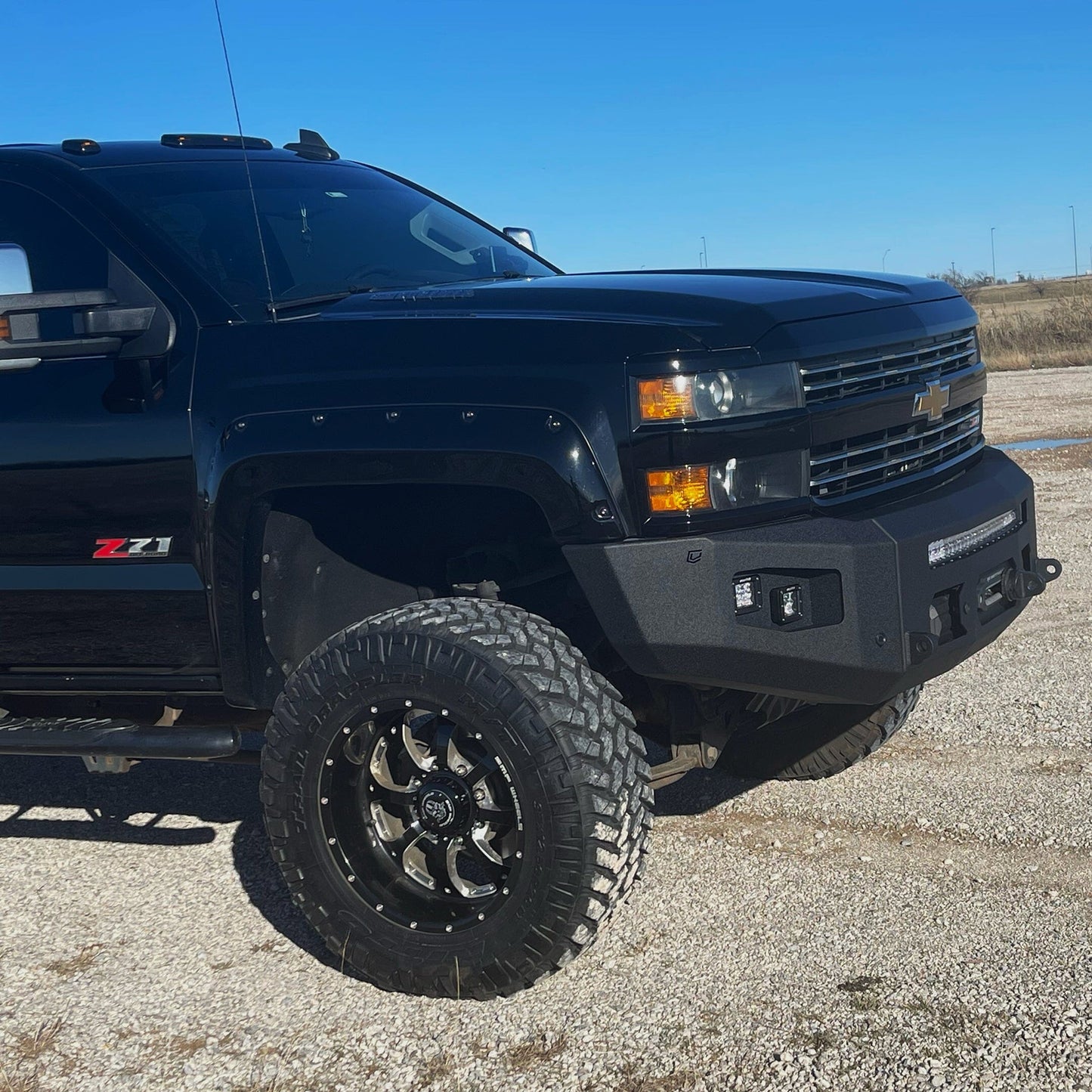 2015-2019 CHEVY SILVERADO 2500/3500 ATTITUDE FRONT WINCH BUMPER Chassis Unlimited Inc.