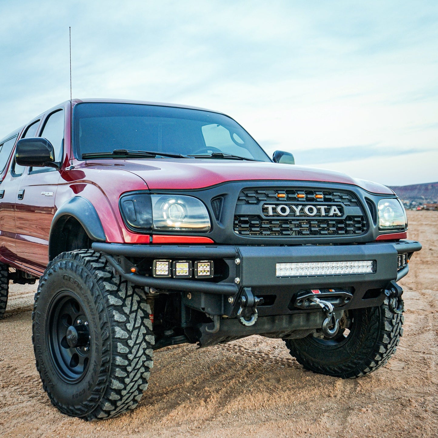 1995-2004 TOYOTA TACOMA DIABLO FRONT WINCH BUMPER Chassis Unlimited Inc.