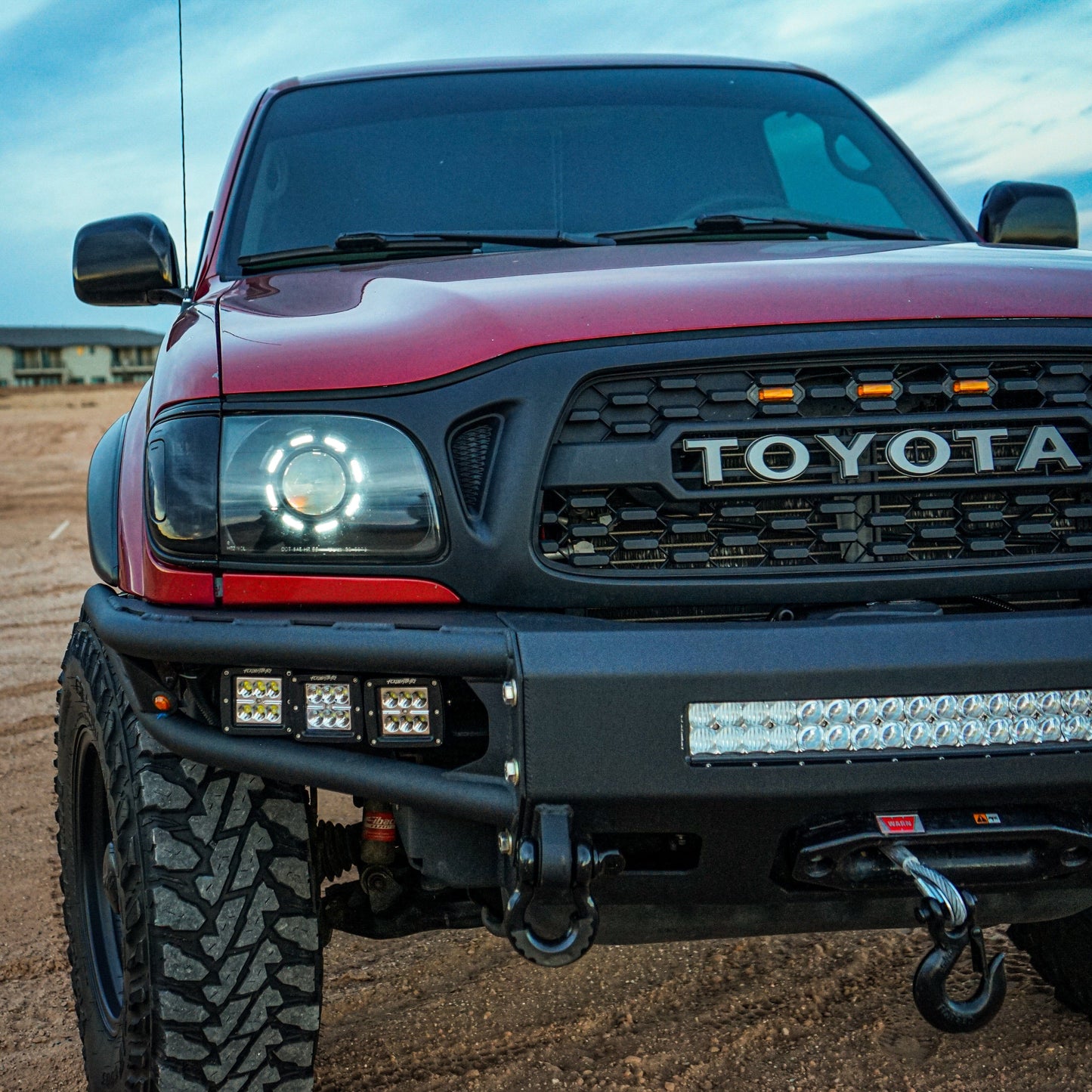 1995-2004 TOYOTA TACOMA DIABLO FRONT WINCH BUMPER Chassis Unlimited Inc.