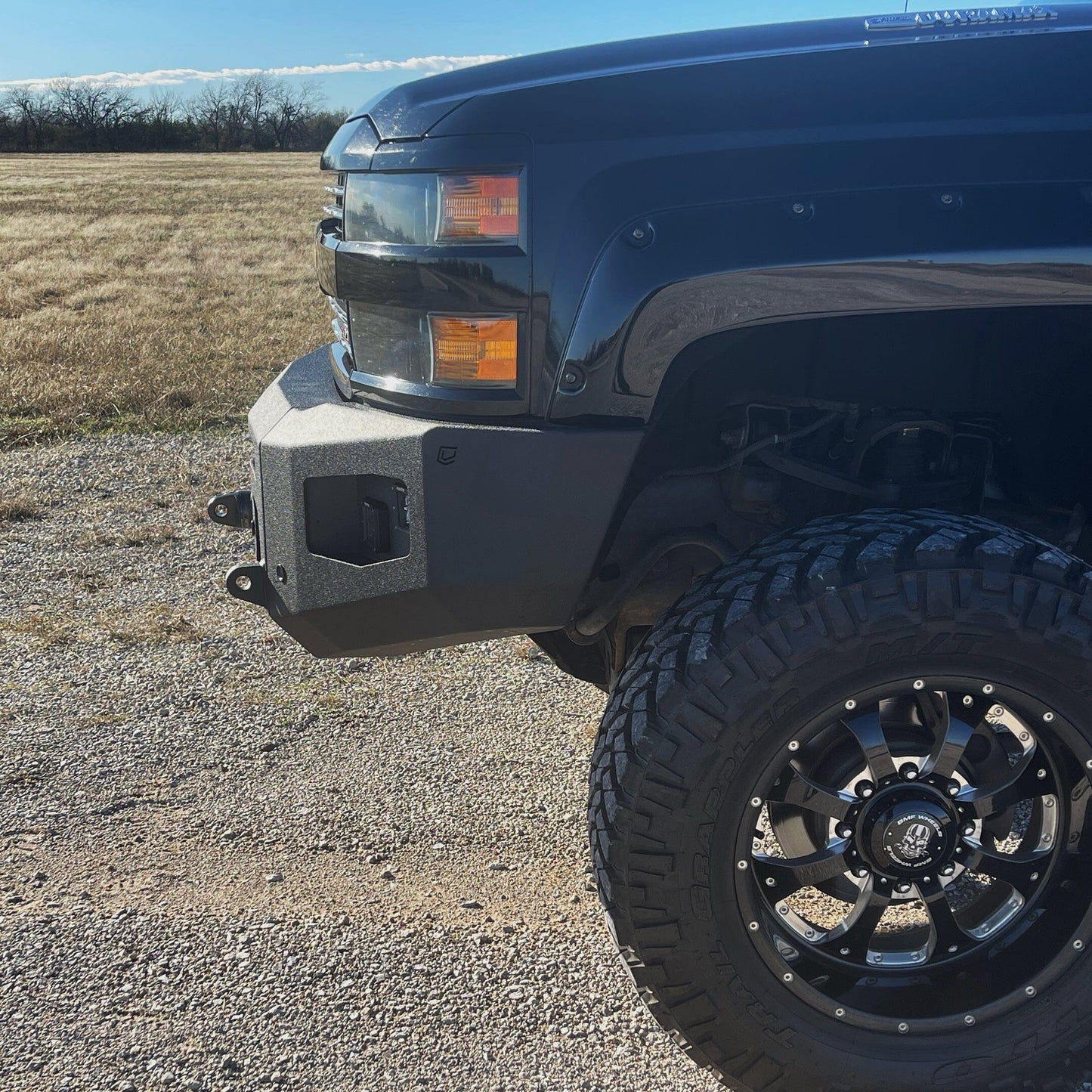 2015-2019 CHEVY SILVERADO 2500/3500 ATTITUDE FRONT WINCH BUMPER Chassis Unlimited Inc.