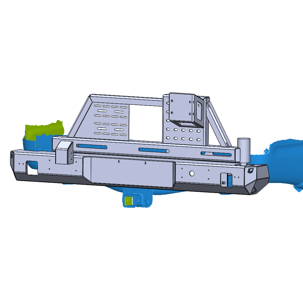 1995-2004 TOYOTA TACOMA SWING OUT REAR BUMPER Chassis Unlimited Inc.
