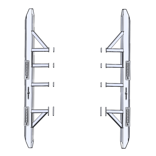 2019-2024 RAM 2500/3500/POWERWAGON ROCK SLIDERS Chassis Unlimited Inc.