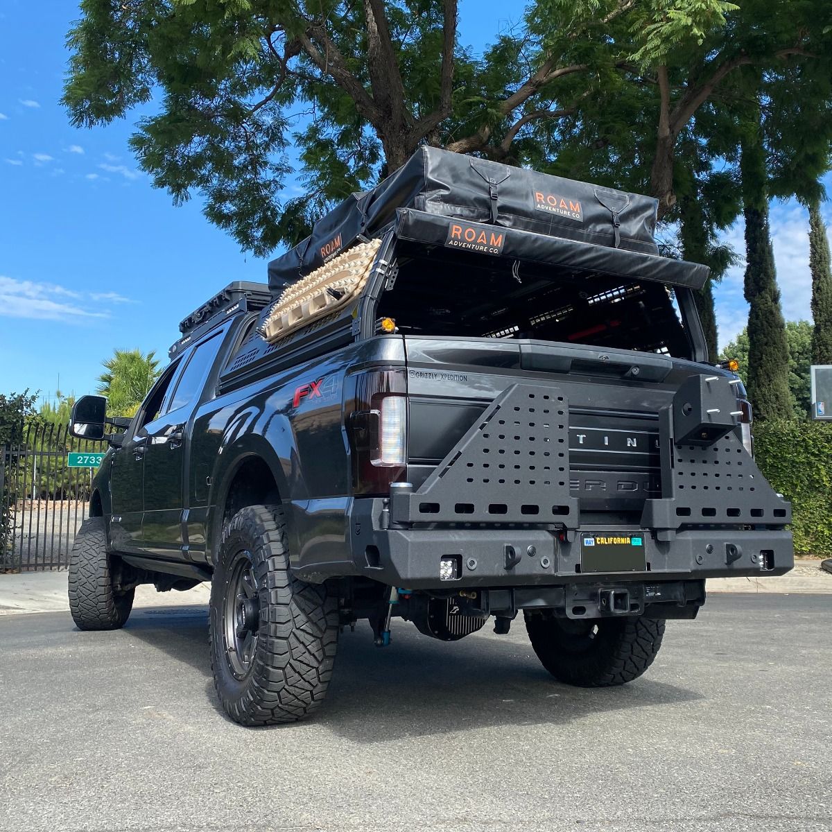 2017-2022 FORD SUPERDUTY F250/F350 DUAL SWING OUT REAR BUMPER Chassis Unlimited Inc.