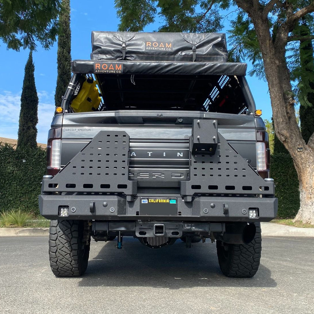 2017-2022 FORD SUPERDUTY F250/F350 DUAL SWING OUT REAR BUMPER Chassis Unlimited Inc.