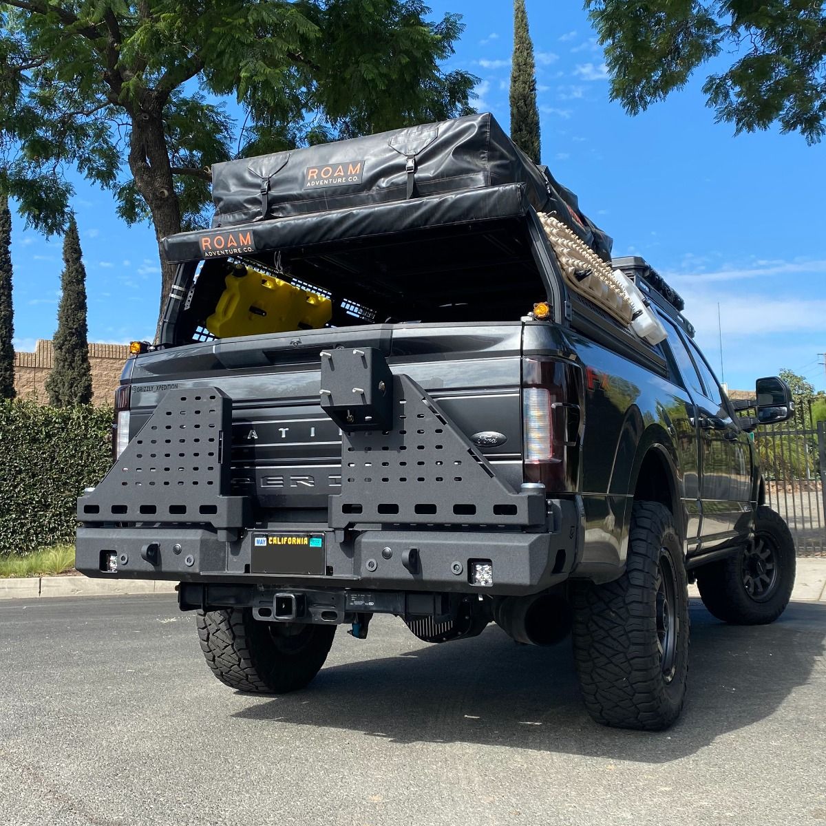 2017-2022 FORD SUPERDUTY F250/F350 DUAL SWING OUT REAR BUMPER Chassis Unlimited Inc.