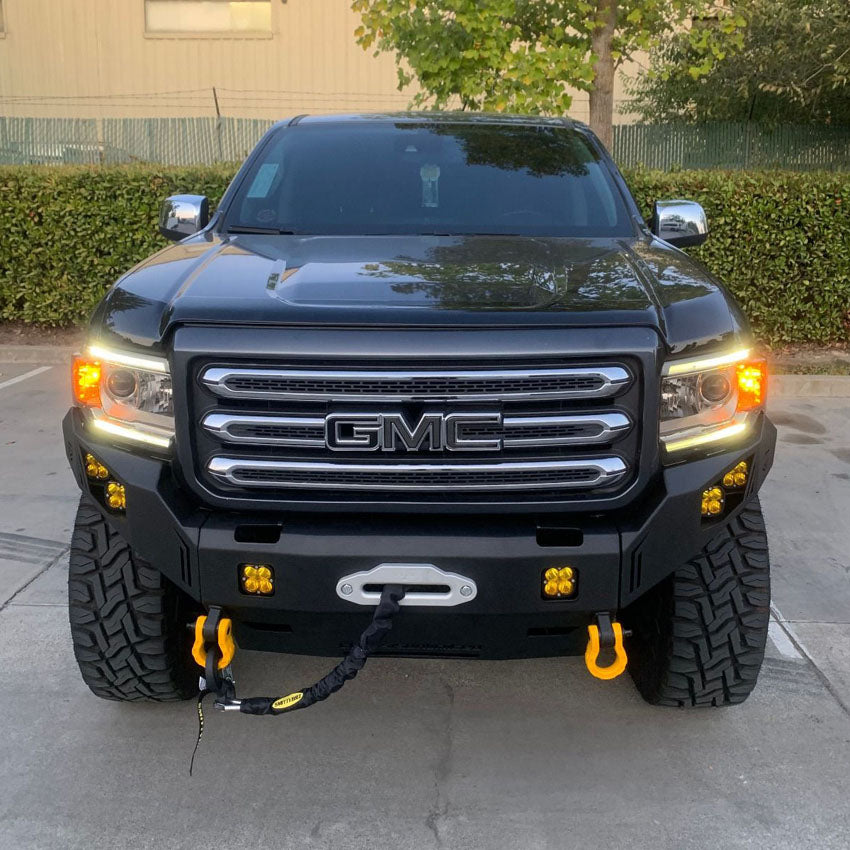 2015-2019 GMC CANYON OCTANE FRONT WINCH BUMPER Chassis Unlimited Inc.