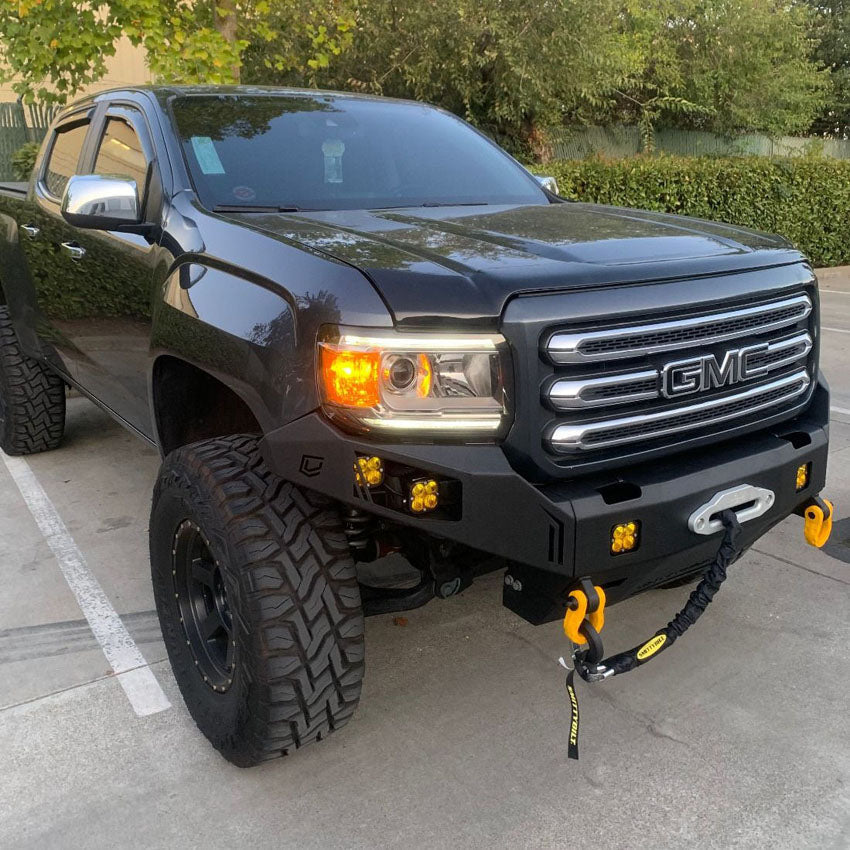2015-2019 GMC CANYON OCTANE FRONT WINCH BUMPER Chassis Unlimited Inc.