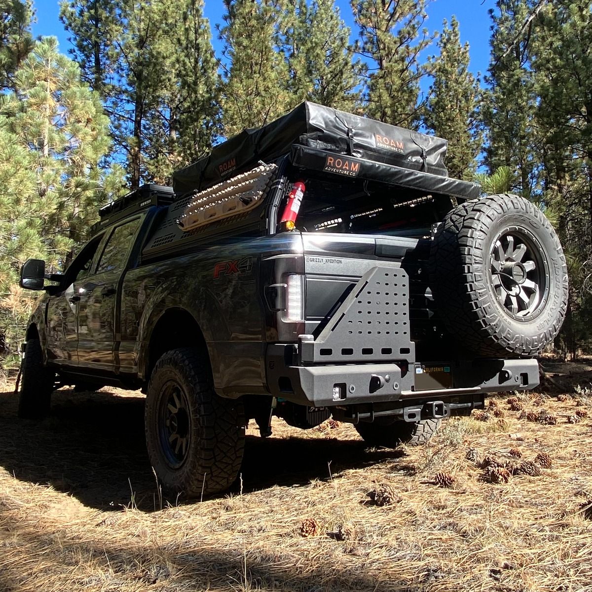 2017-2022 FORD SUPERDUTY F250/F350 DUAL SWING OUT REAR BUMPER Chassis Unlimited Inc.