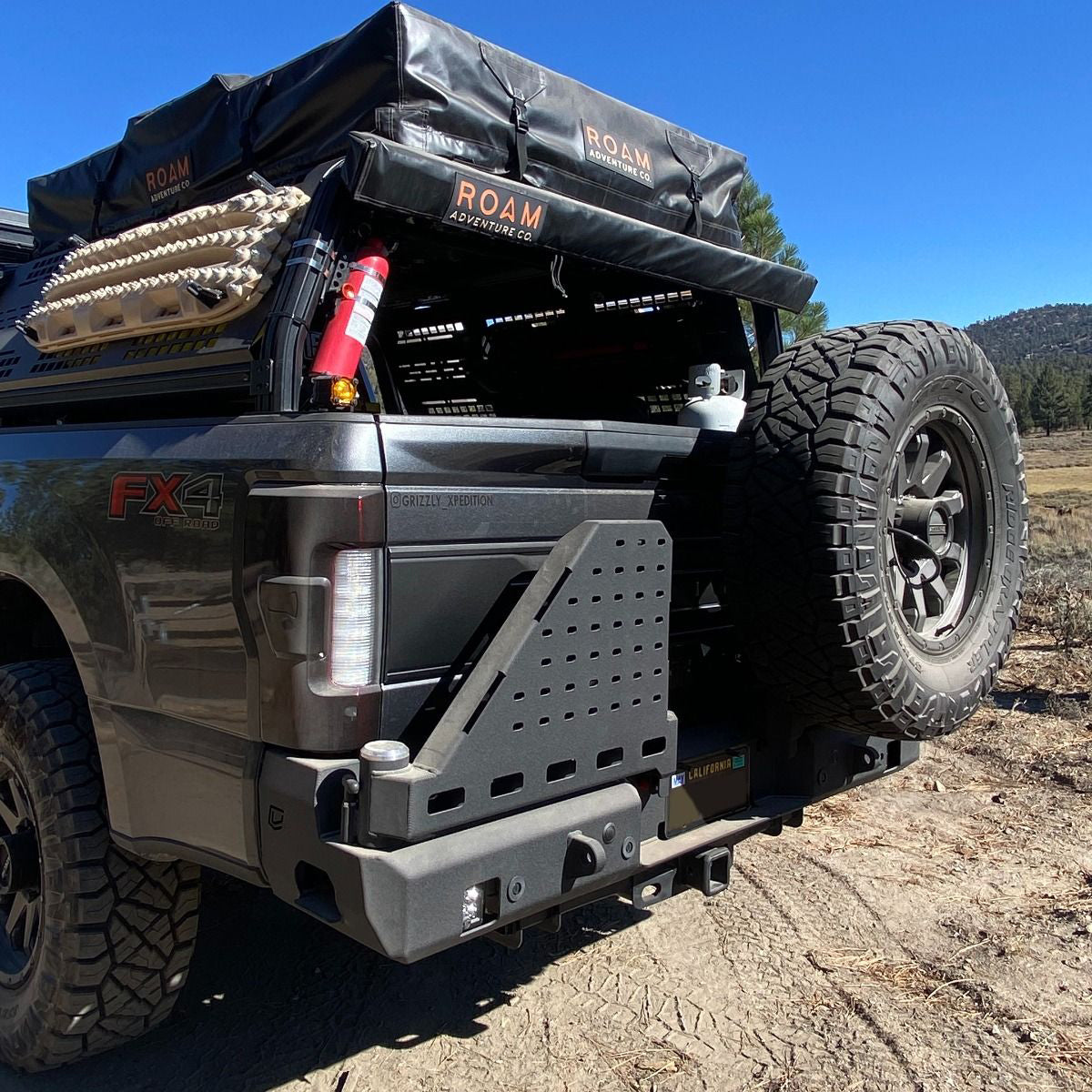 2017-2022 FORD SUPERDUTY F250/F350 DUAL SWING OUT REAR BUMPER Chassis Unlimited Inc.