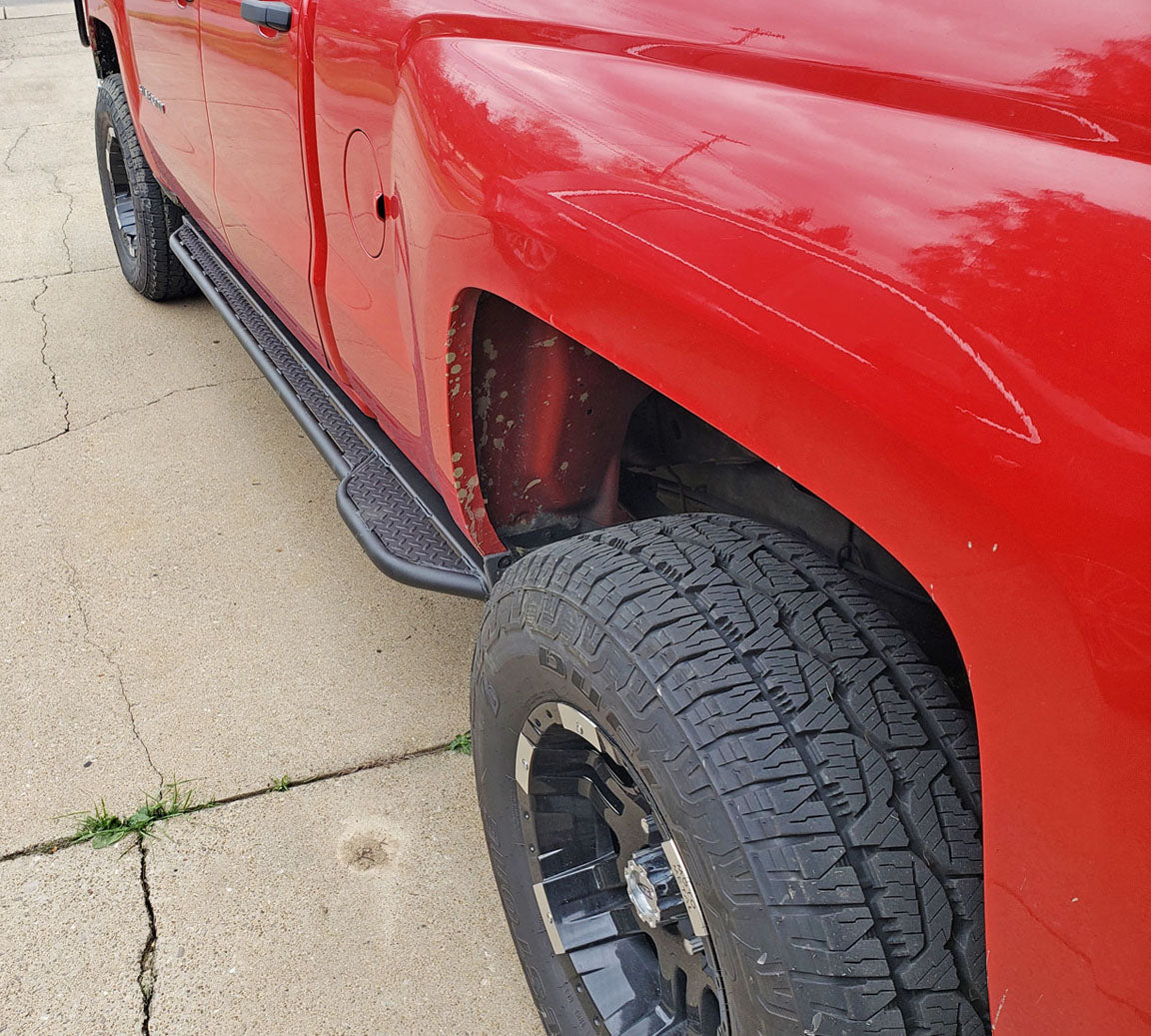 2020 - 2023 Chevy Silverado | GMC Sierra 1500 157 in Wheelbase Rock Sliders and Side Steps