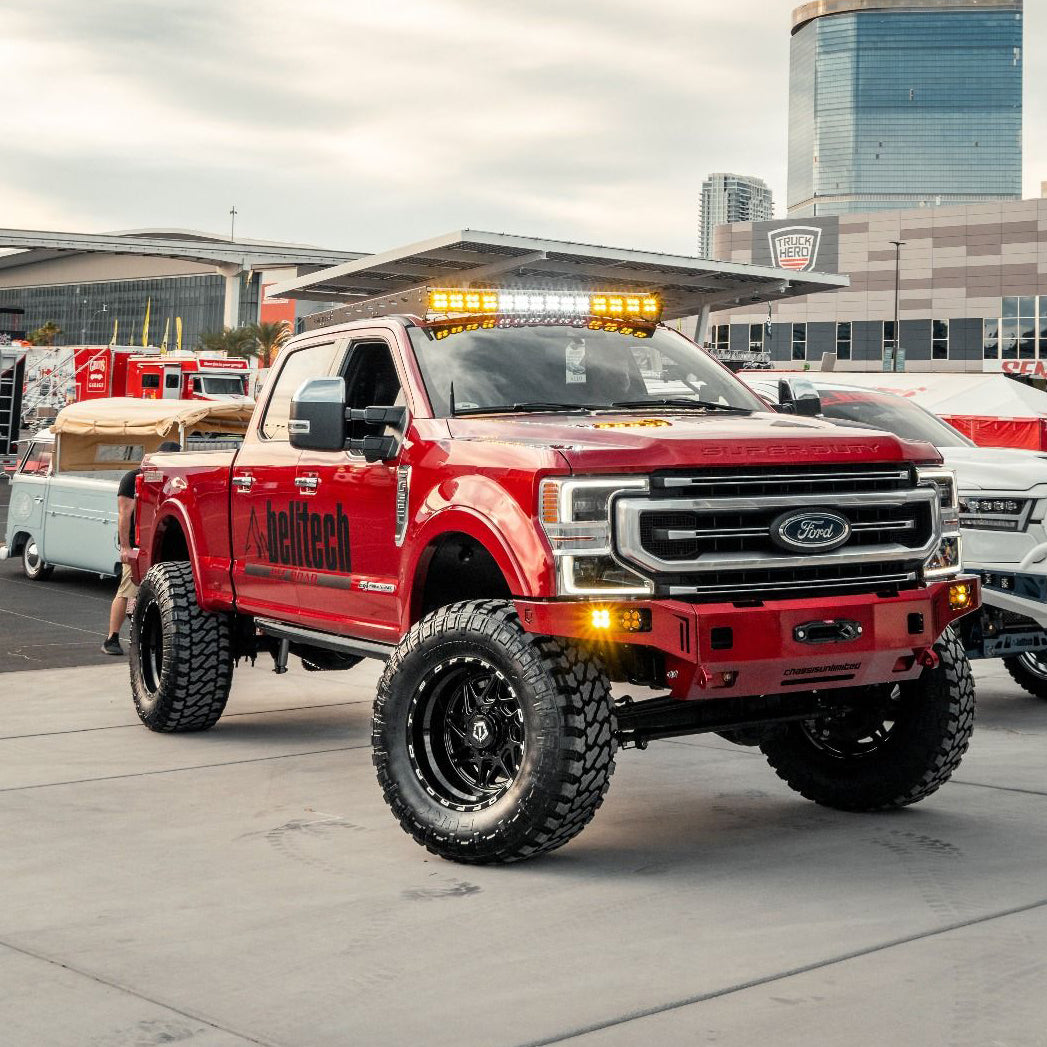 2017-2022 FORD SUPERDUTY F250/F350 OCTANE SERIES FRONT WINCH BUMPER Chassis Unlimited Inc.