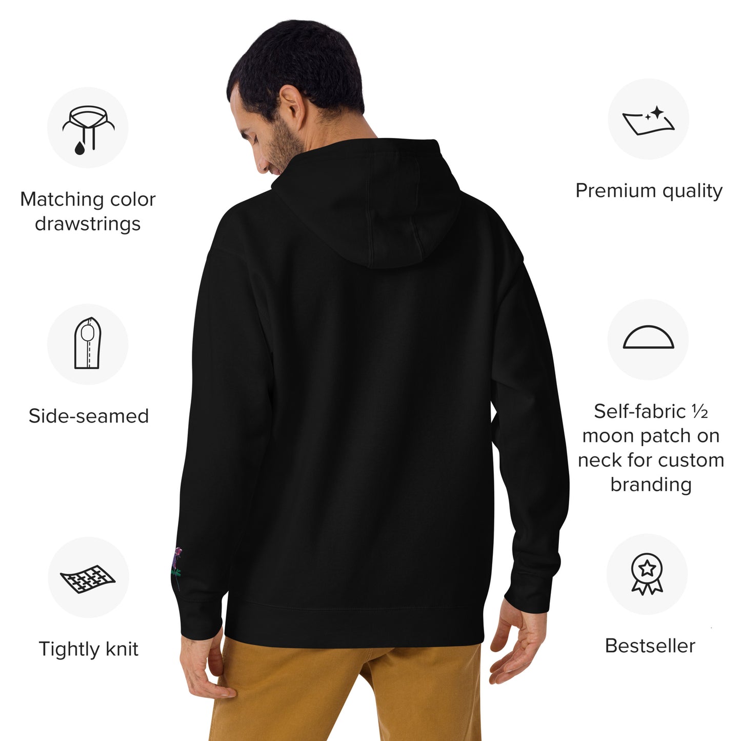 Baseline Overland Topo Skull Premium Hoodie