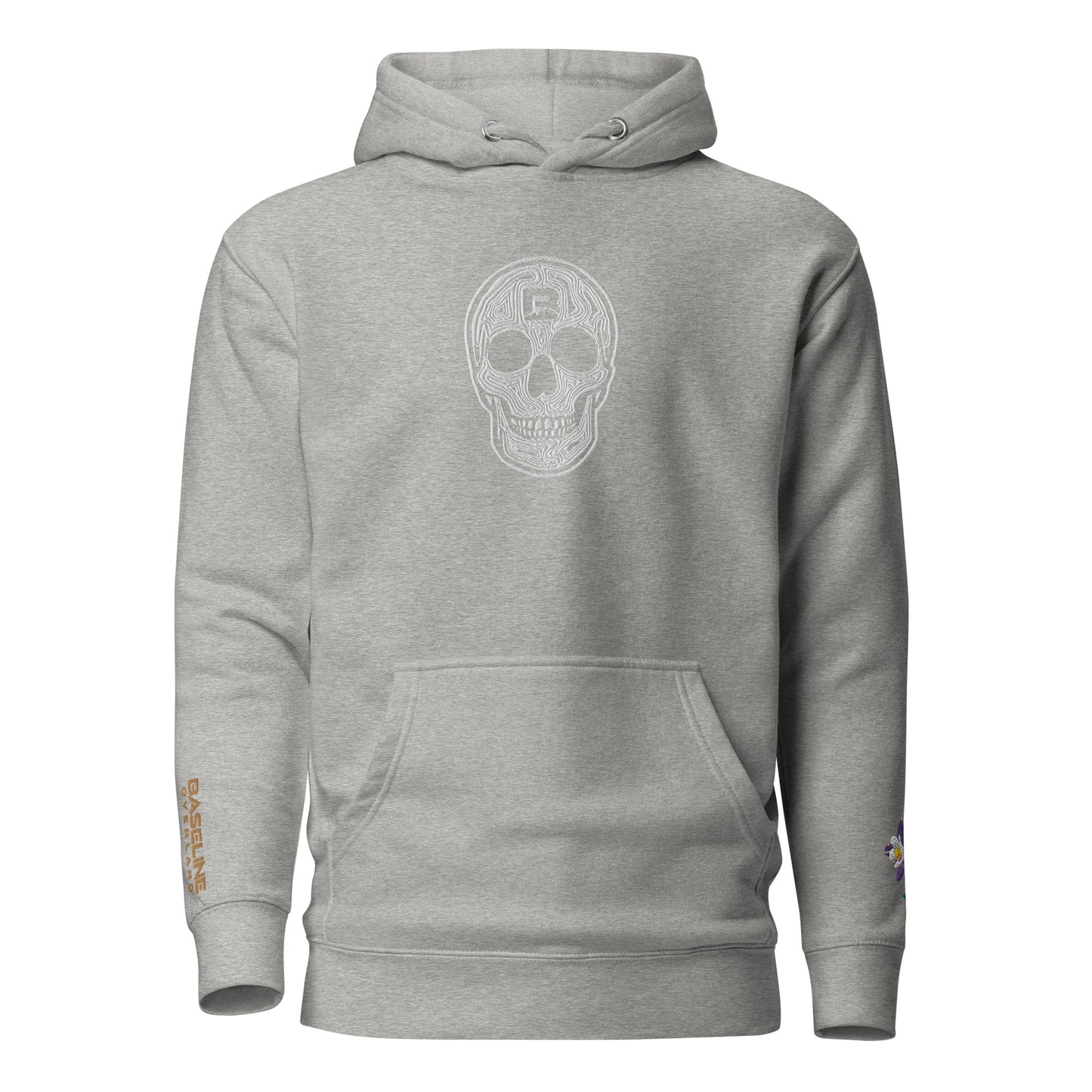 Baseline Overland Topo Skull Premium Hoodie