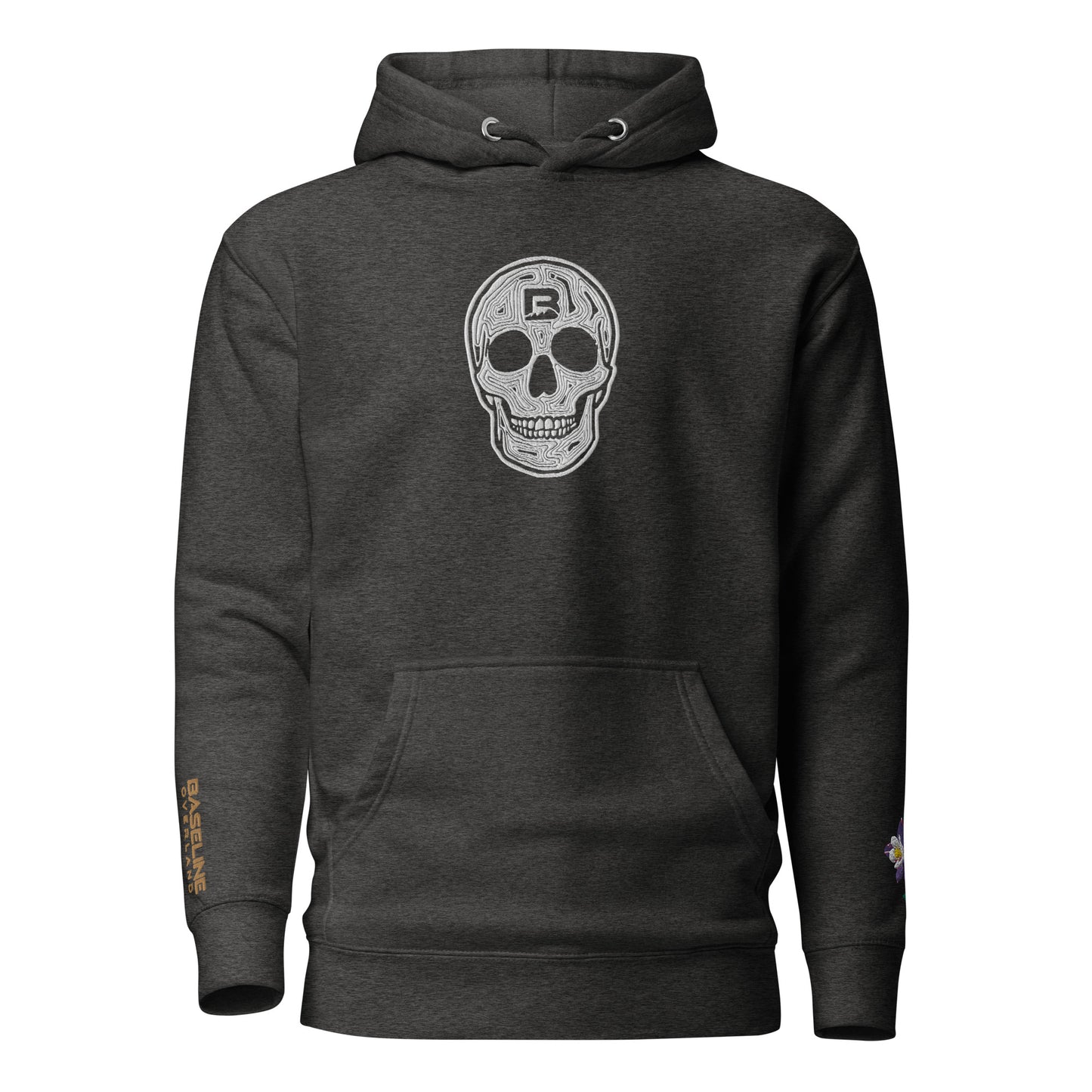 Baseline Overland Topo Skull Premium Hoodie
