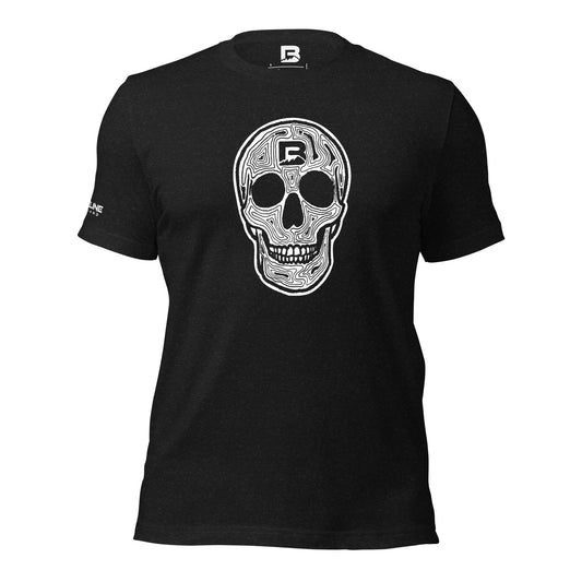 Baseline Overland Topo Skull Unisex t-shirt