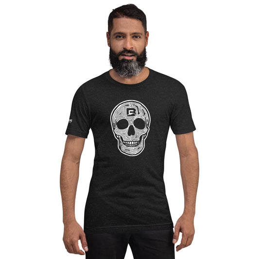 Baseline Overland Topo Skull Unisex t-shirt