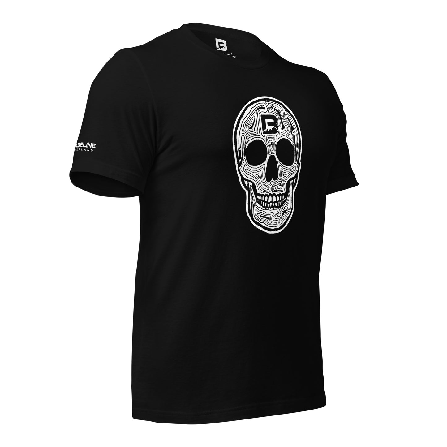 Baseline Overland Topo Skull Unisex t-shirt