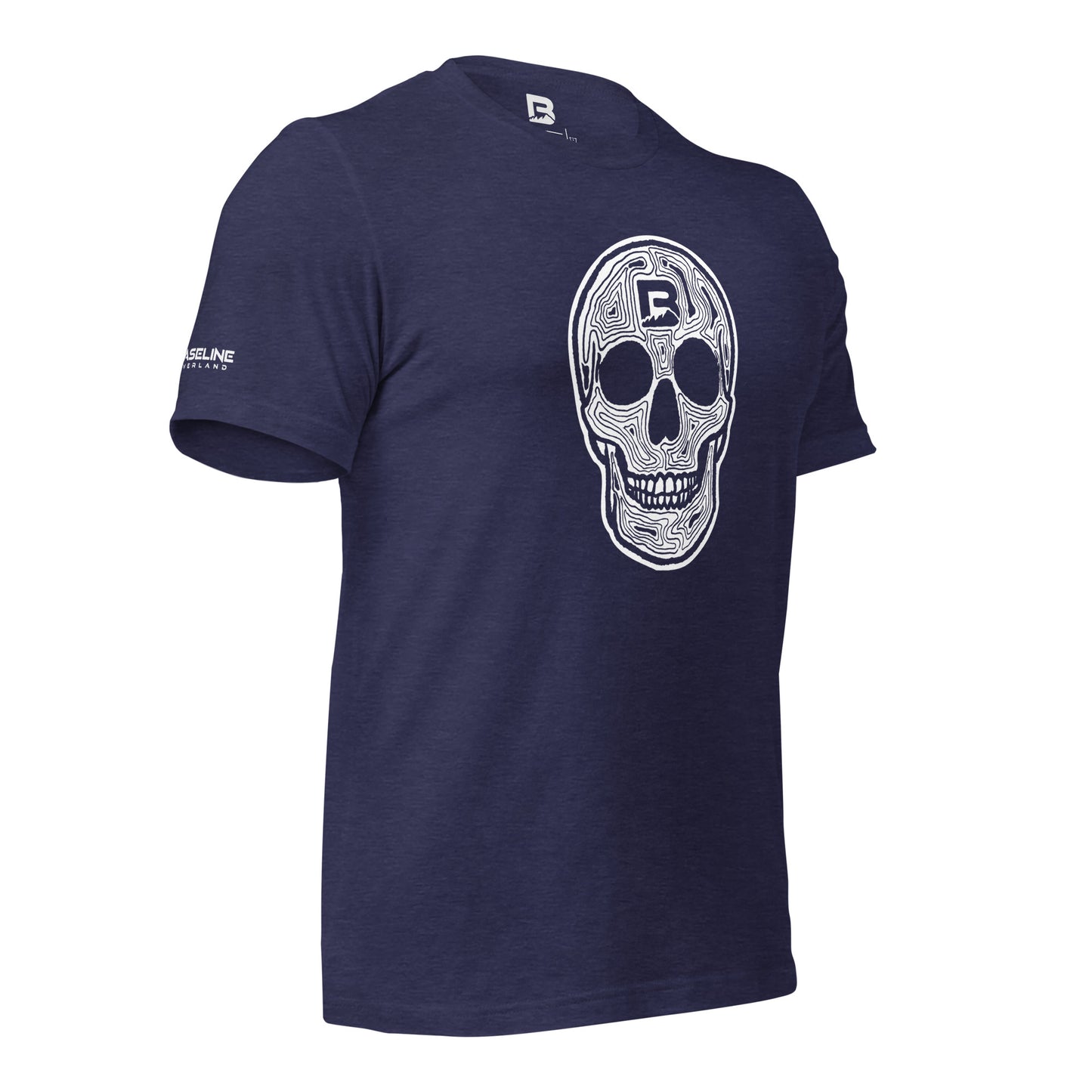 Baseline Overland Topo Skull Unisex t-shirt