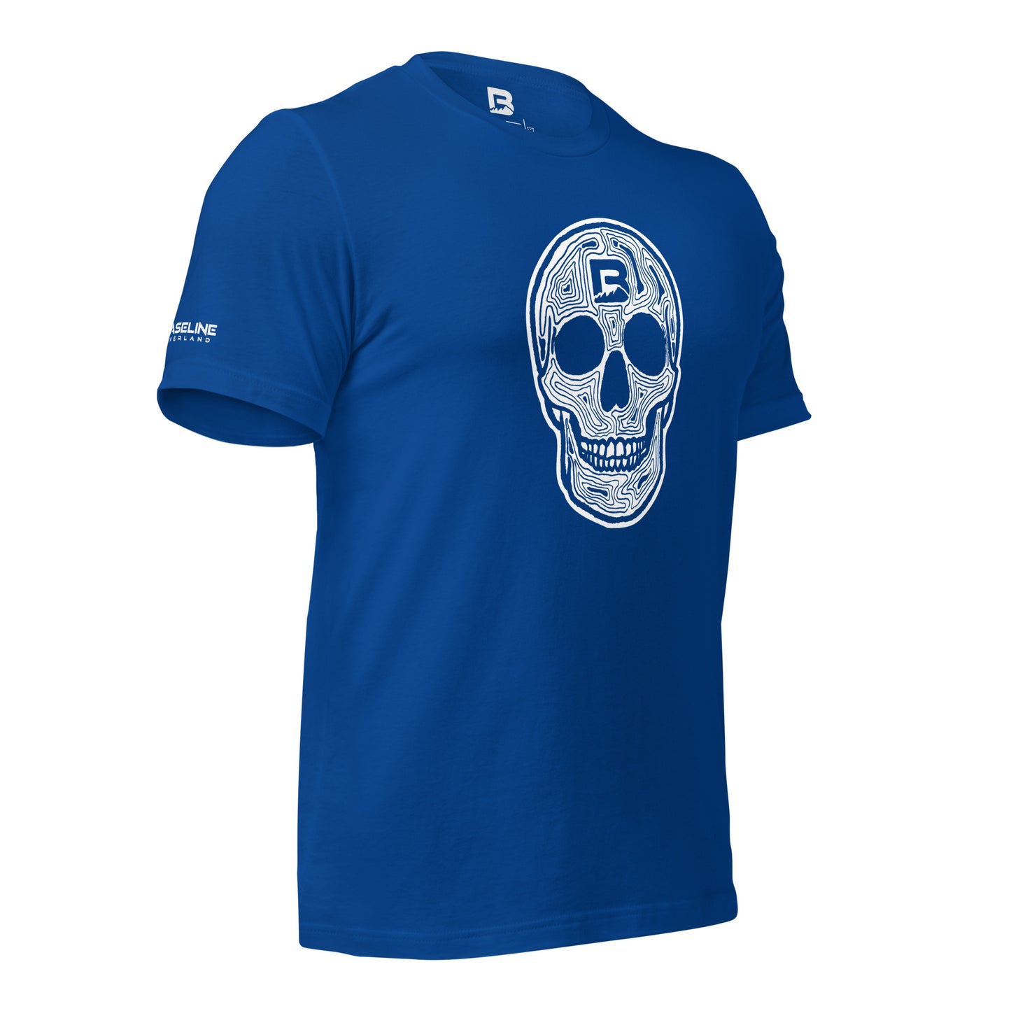 Baseline Overland Topo Skull Unisex t-shirt