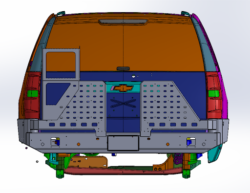 Reliable Ladder Fits Swing Out Bumpers 1500-2500-3500