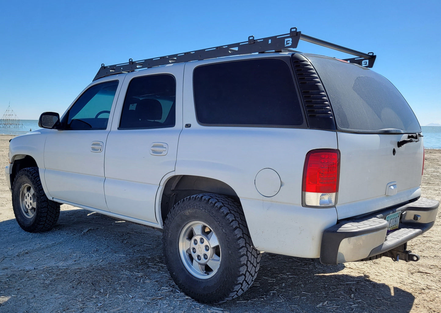 2000-2006 Chevy Tahoe Roof Rack Baseline Overland Beach Back