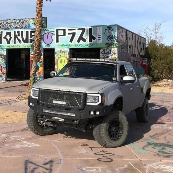 2007-2013 GMC Sierra 1500 Front Winch Bumper by Chassis Unlimited