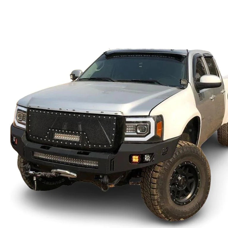2007-2013 GMC Sierra 1500 Front Winch Bumper by Chassis Unlimited