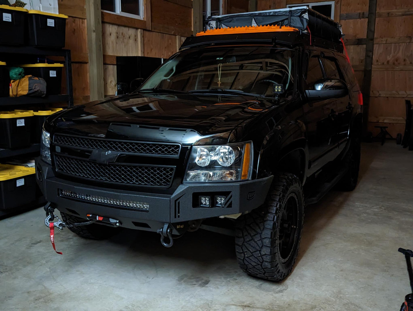 Chevy Tahoe Winch Bumper