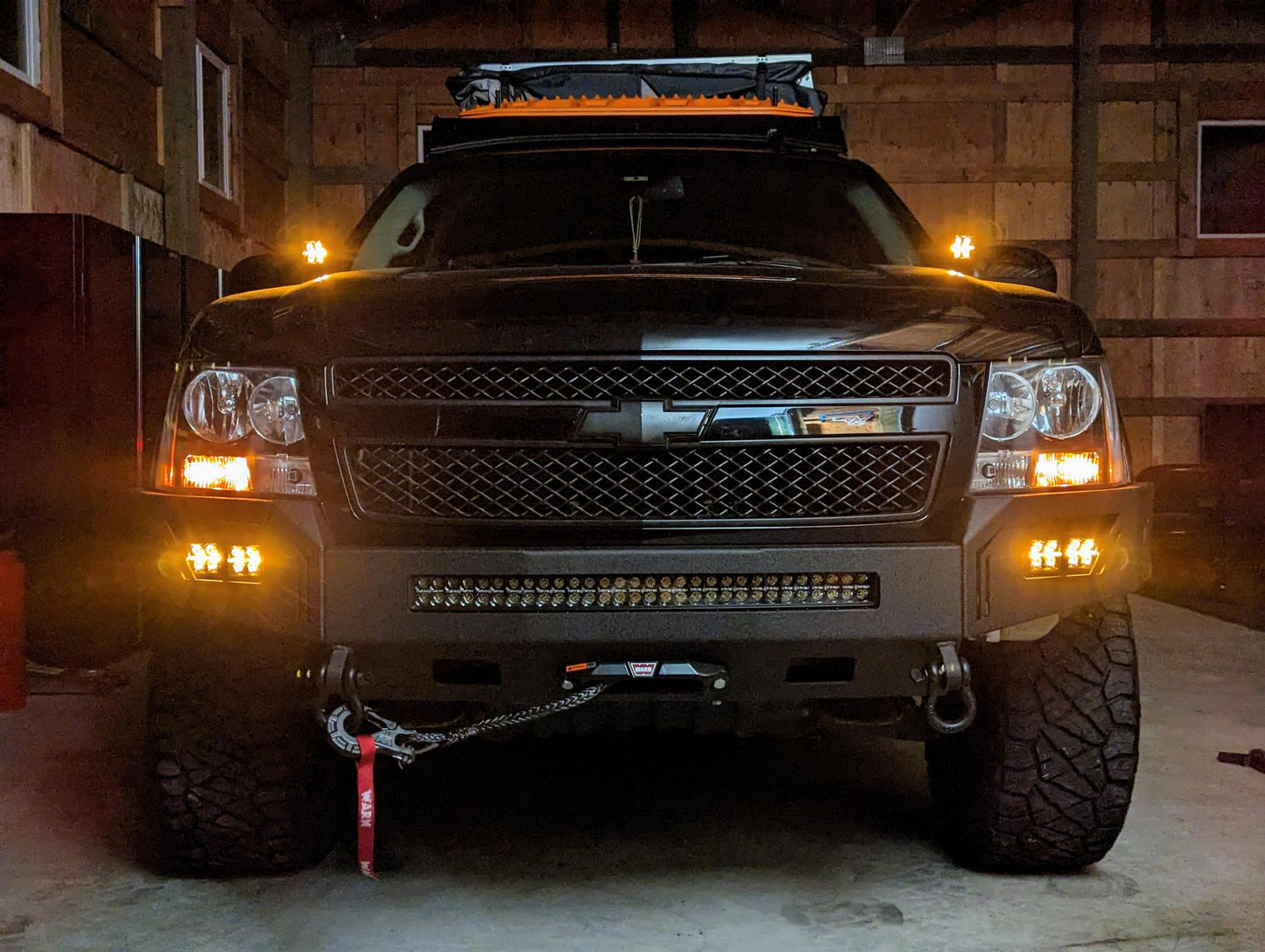 Chevy Tahoe Winch Bumper