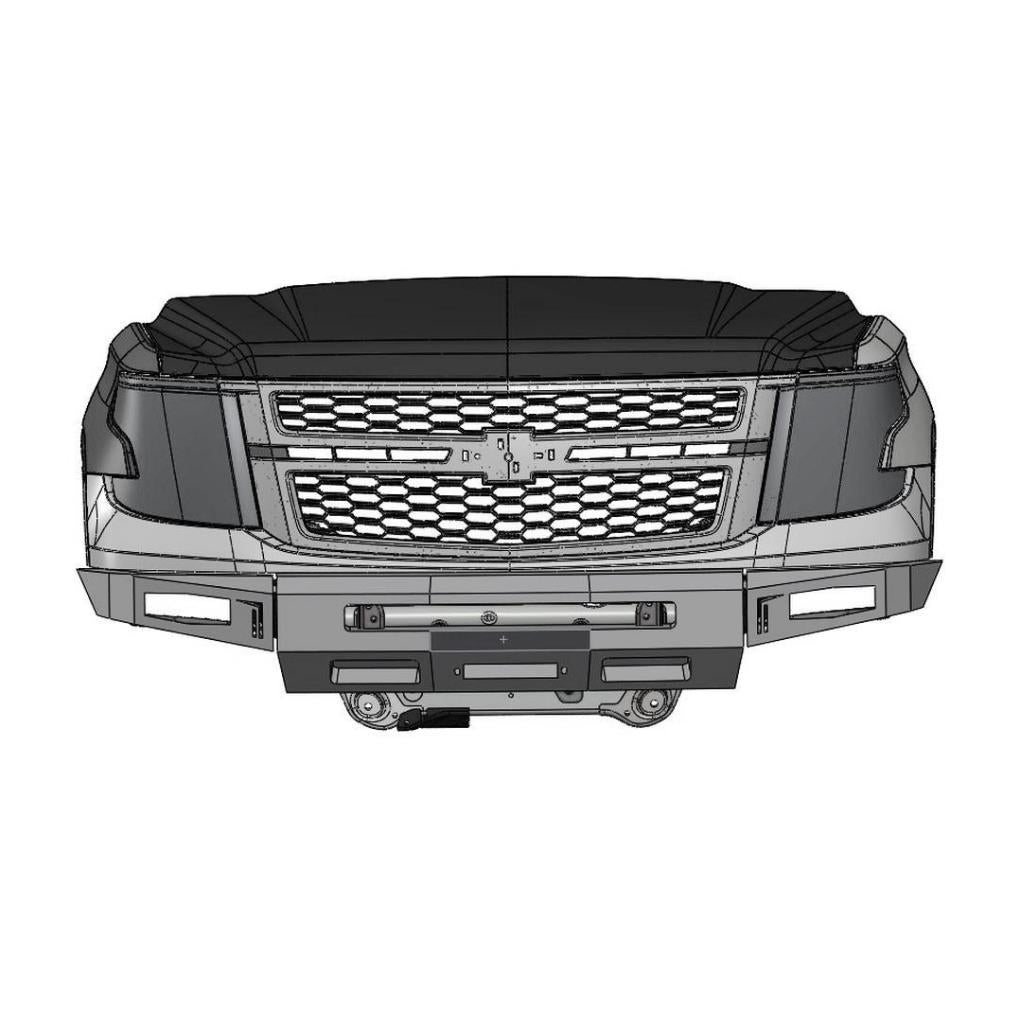 Baseline Overland 2015-2020 Tahoe or Suburban Front Winch Bumper by Chassis Unlimited