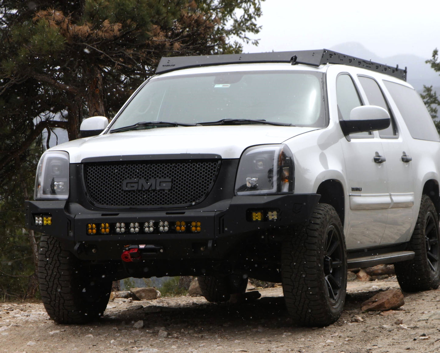 Stylish 2007-2013 GMC Yukon Octane Front Winch Bumper