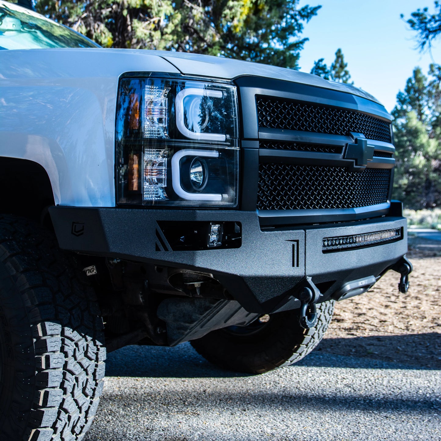 2014-2015 Chevy Silverado 1500 Front Winch Bumper
